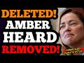 BREAKING! Amber Heard REMOVED! Her &quot;comeback&quot; DELETED! Johnny Depp PROMOTED INSTEAD!