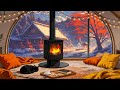Cat &amp; Crackling Fireplace Lofi 🐾🔥 Soft Calm Beats for Studying &amp; Cozy Cold Weather Energy