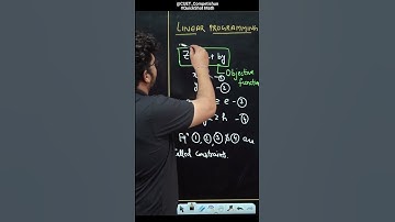 What is "LINEAR PROGRAMMING " With QuickShot Math By Deepak Sir | #shorts #cuet2023 #cuetpreparation