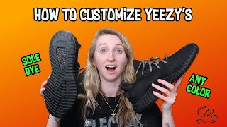 HOW TO CUSTOMIZE YEEZY'S!  THE RIGHT WAY!