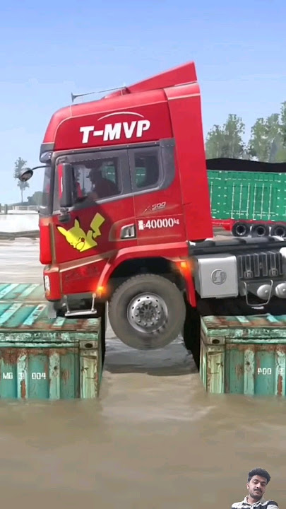 torang pasukan damai batudaan versi truck kontainer#shorts #truckoleng #trukkontainer #excavator