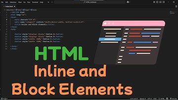 Mastering HTML / Inline and Block Elements | "HTML Sololearn" #20