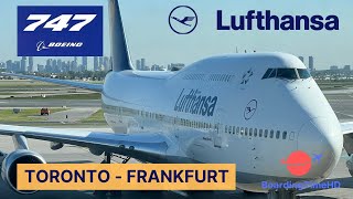 Lufthansa I Boeing 747-400 I Economy Class I Trip Report