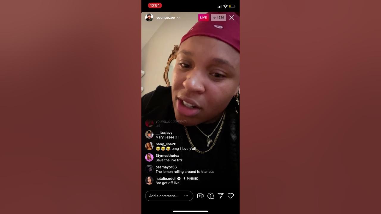 Young Ezee IG Live 7/22/21 YouTube