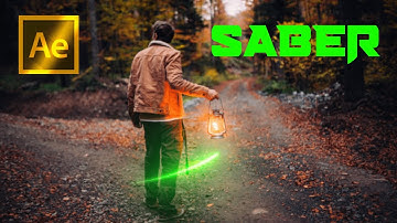 After Effects Saber Plugin Tutorial Particles line | Saber Adobe After Effects Tutorial #saber