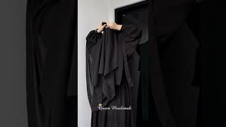 layer niqab tutorial || Niqab styles #shorts #niqab #hijabstyle screenshot 4