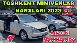 SERGELI KIA KARNIVAL, MERS VITO, STARIA MINIVENLAR NARXLARI 2023 | КИА КАРНИВАЛ, ВИТО НАРХЛАРИ 2023