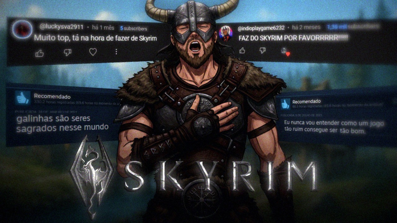 Melhores Análises de Skyrim Transformadas em MÚSICA!