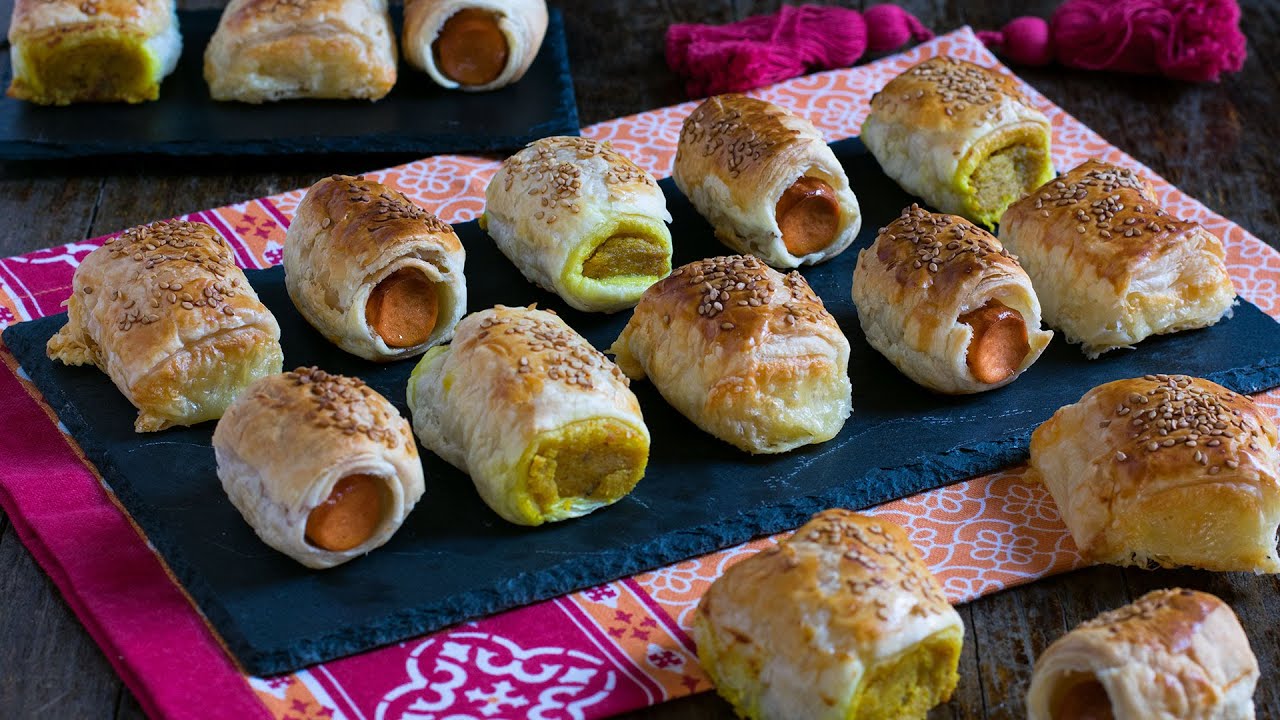 Saladitos de hojaldre variados | Un aperitivo muy fácil y rico