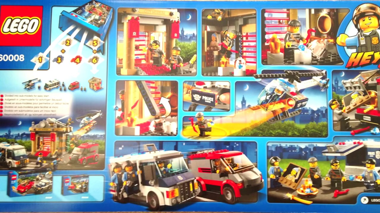 LEGO 60008 City Museum Break In. Лего Ограбление музея - YouTube