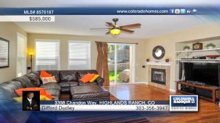 3398 Chandon Way  HIGHLANDS RANCH, CO Homes for Sale | coloradohomes.com