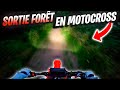 SORTIE MOTO DE NUIT EN FÔRET ! 🌳(test éclairage led..)