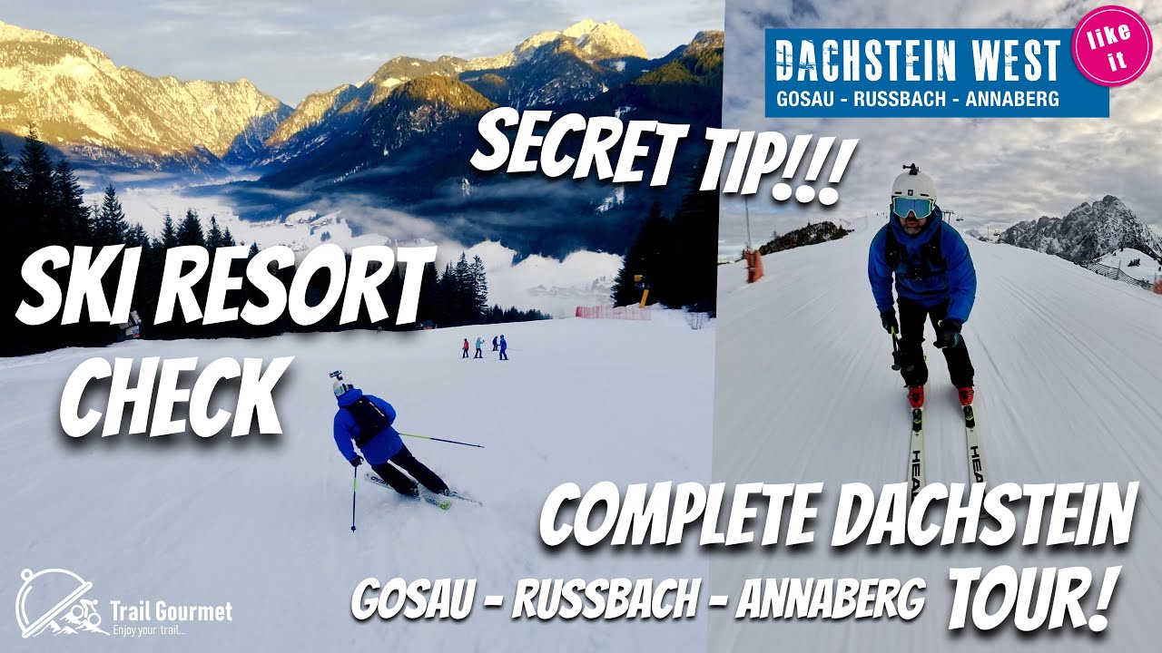 Dachstein West Ski Resort Check! Still a secret tip! Complete Dachstein Tour from Gosau to Annaberg!