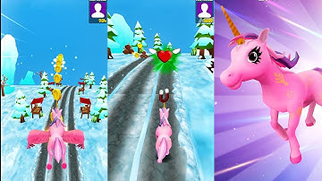 Unicorn Runner 2020: Runner Game. Magic Adventure - Best Android Gameplay HD