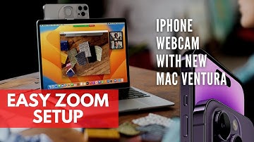 Use Mac Ventura Continuity Camera, iPhone as Best Webcam for Video Calls