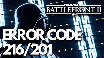 STAR WARS Battlefront II Error Code 216/201 The Connection To The Game Server Has Been Lost FIX🎮🔥