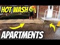 Hot Jet Washing of Apartment Blocks in Greater Manchester