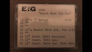 GURU WWYS Mixes DAT