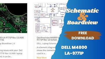 Get DELL M4800 LA 9771P BoardView & Schematic for Free