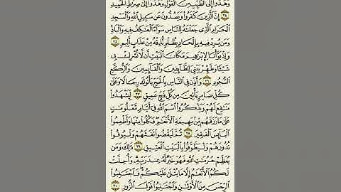 سورة الحج من الآية ٢٤ إلى الآية ٣٠بصوت القارئ ماهر المعيقلي