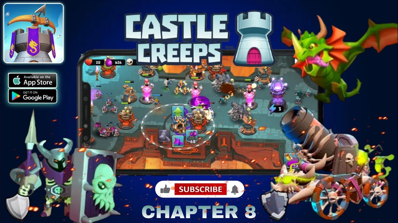 Castle Creeps - tower defense | Chapter 8 / Gameplay android and ios. 