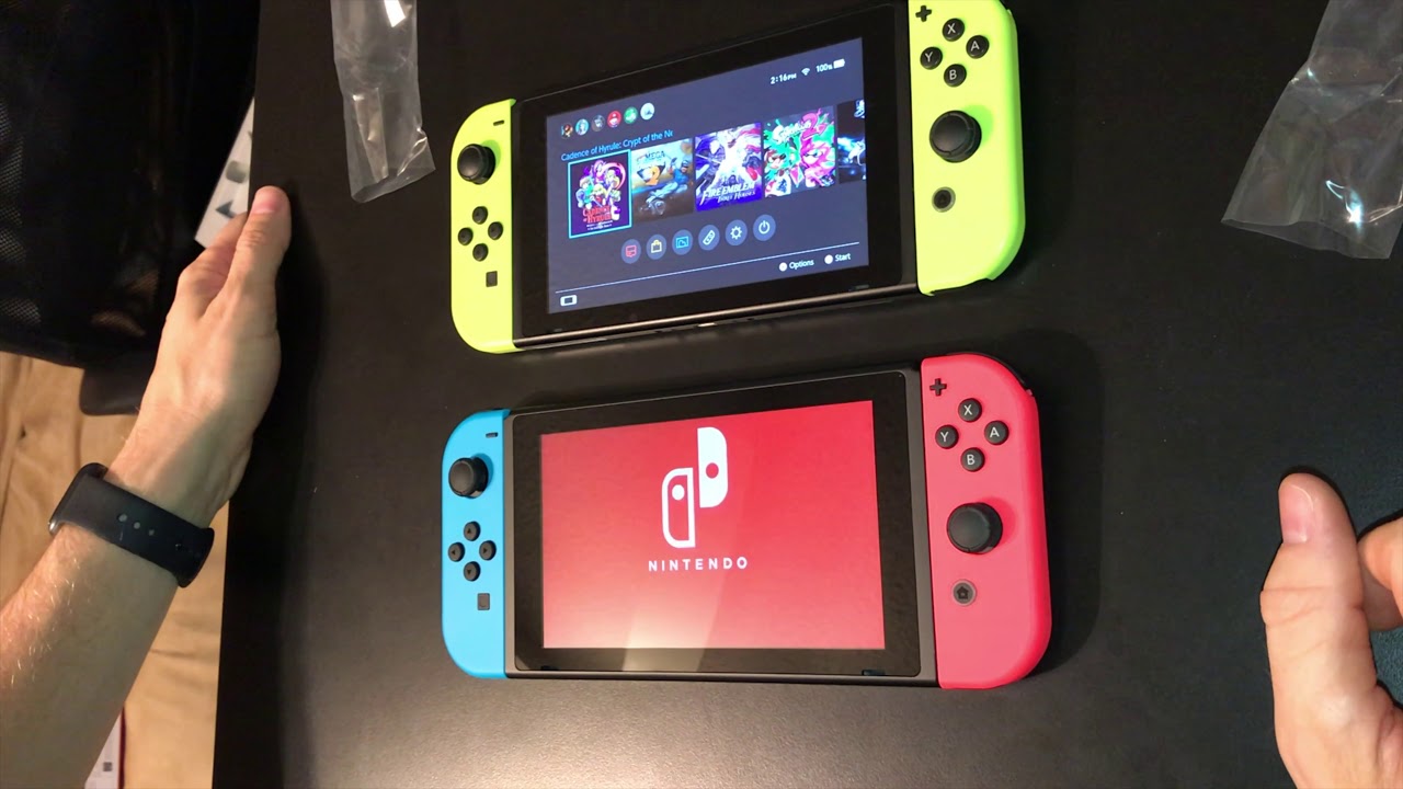 New Nintendo Switch Unboxing - YouTube