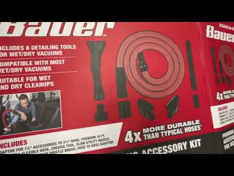 Harbor Freight Bauer Premium Auto Detailing Kit