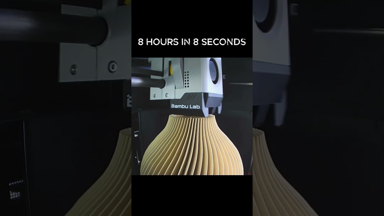 Watch a Vase Get 3D Printed in 8 Seconds!
