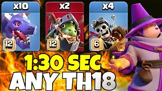 HYDRA Army feels ILLEGAL… This Combo is UNREAL! TH18 Dragon Attack strategy!! ( clash of clans )
