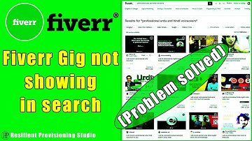 Fiverr Gig not showing in search | Problem solved