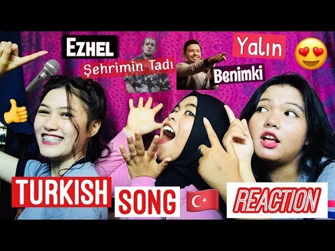 WE SUPRISED! It's AMAZING (Indonesian REACTIONS TO POP AND RAP TURKISH SONGS)