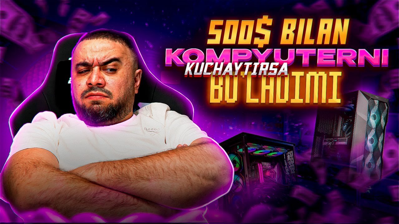 500$ GA KOMPYUTERNI QANDAY KUCHAYTIRSA BO'LADI