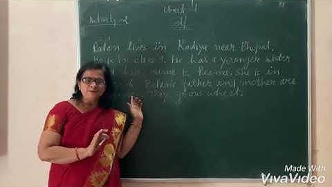 unit -1 Self (Bridge course)  Activity  -2