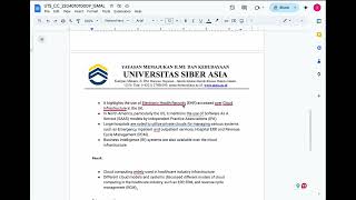 UTS cloud computing