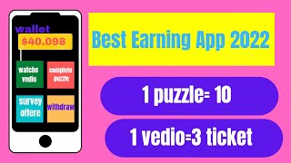 Real earning App 2022/solve puzzles-earn money screenshot 1