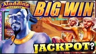 ★ BIGGEST ON YOUTUBE ★  ALADDIN’S FORTUNES 3D slot machine LIVE PLAY MASSIVE BONUS WIN! screenshot 4