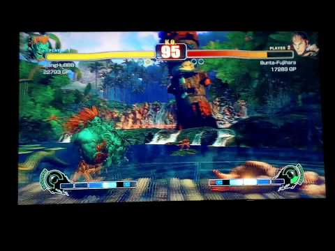 Street Fighter 4 LiangHuBBB VS Bunta