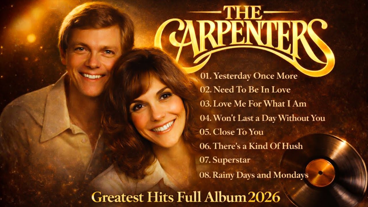 The Carpenters Greatest Hits Full Album 2026 | Yesterday Once More
