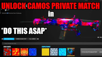 *NEW* UNLOCK CAMOS in PRIVATE MATCH! *USE ASAP* MW3 CAMO GLITCH! EASY INTERSTELLAR! MW3 GLITCHES!