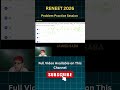 Rigorous Practice for RENEET 2026 Physics Practice Questions Video 5