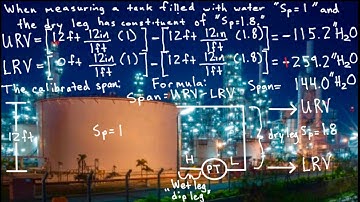 Level Calibration: URV and LRV For A Differential Pressure Transmitter Span Calibration