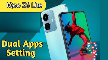 How To Enable Dual App In Iqoo Z6 Lite 5G, Create Dual App In Iqoo Z6 Lite 5G,