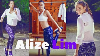 Alize Lim Fun Workout and Good Tennis Practice on Court