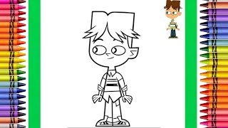 The Coloring Couple Presents: Coloring Cody| Total DramaRama | How to Color screenshot 1