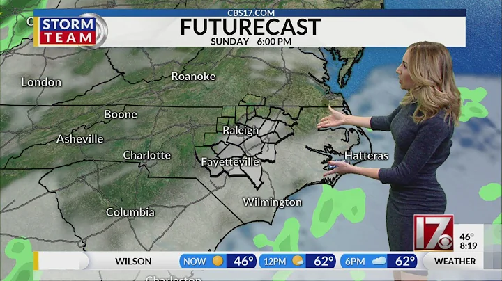Erin Clanahan's Sunday afternoon and evening weath...