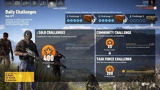 Ghost Recon Wildlands Daily Challenges Week 17 Day 5 Task Force Challenge