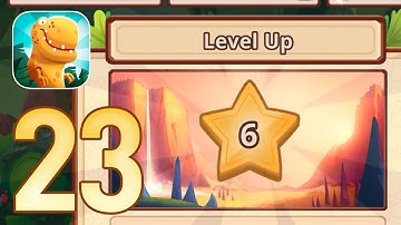 Dino Bash: Gameplay Walkthrough Part 23 - Level Up 6! (iOS, Android)