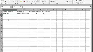Create Import Data - Inventory Transfer Worksheet - Microsoft HQ