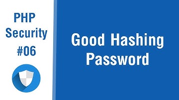 PHP Security Tips In Arabic #06 - Hashing Passwords The Right Way