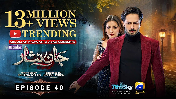 Jaan Nisar Ep 40 - [Eng Sub] - Digitally Presented by Happilac Paints - 3nd Aug 2024 - Har Pal Geo